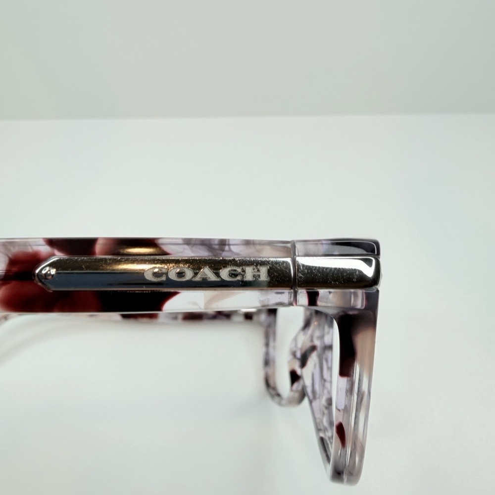 COACH HC6065 5548 (PURPLE TORTOISE) 51•17•135 COACH GLASSES COACH EYEGLASSES - Picture 9 of 13